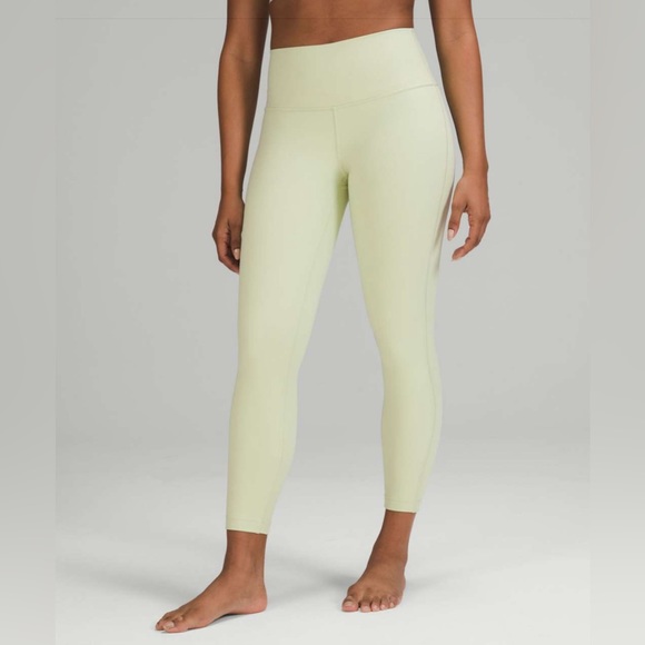 Lululemon Wunder Under High-Rise Tight 25" sz 4 Creamy Mint - Picture 2 of 5